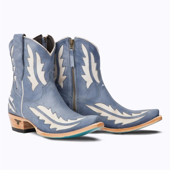 LANE WALK THE LINE BOOTIE BOOTS BLUE - 9 - Picture 2 of 8